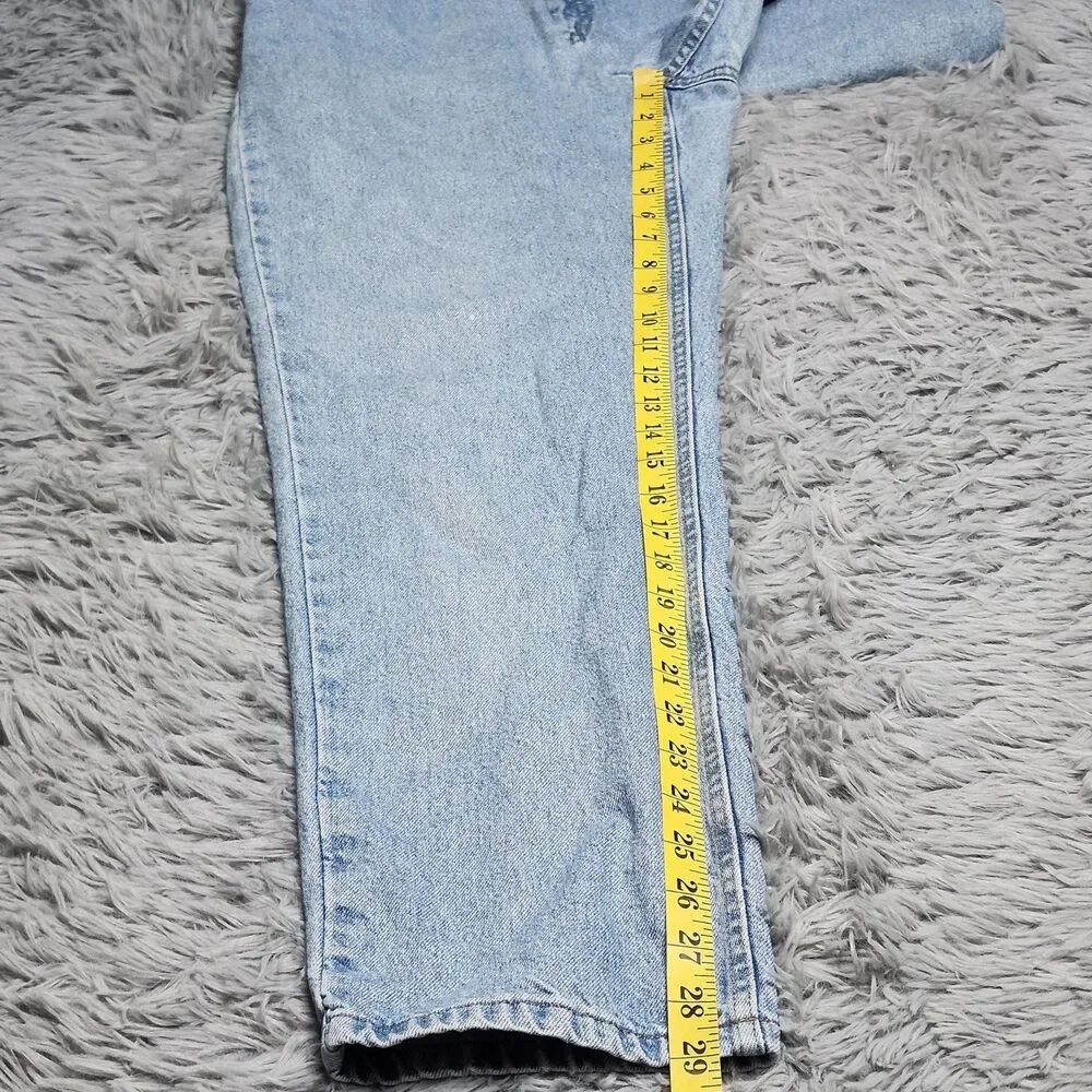 Liz Claiborne Jeans Womens 12S Classic Fit High Rise Straight Leg Denim‎ Pants